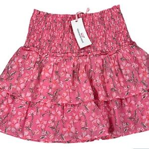 Vineyard Vines Oleander Floral smocked skirt